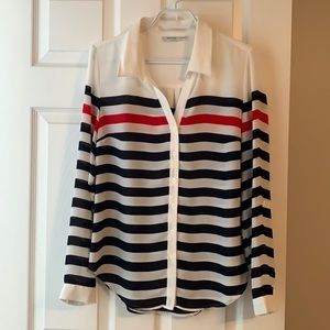 Rickis - Sheer Stripes Blouse - Size M